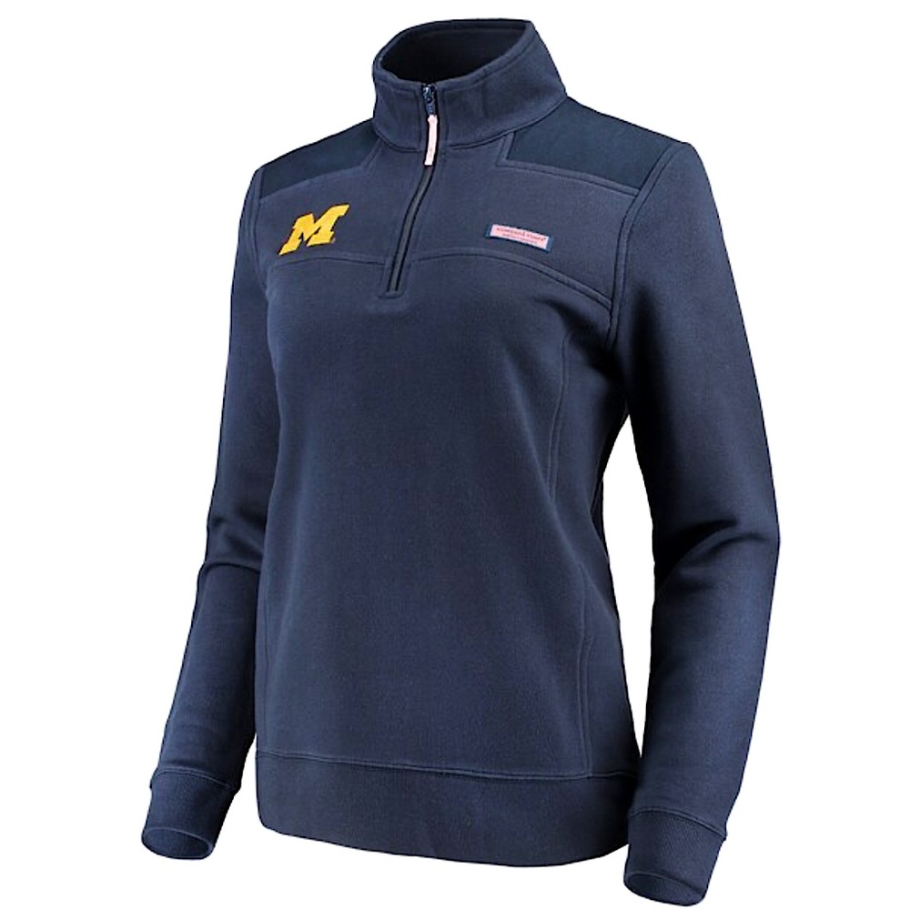 Vineyard Vines Michigan Navy Shep Shirt